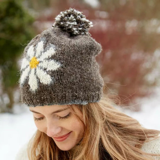 Daisy Bobble Beanie Fashion Pachamama Ltd