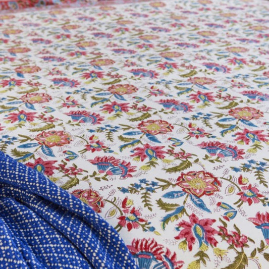 Joshika Handblock Duvet Cover Set Homeware Namaste Fair trade