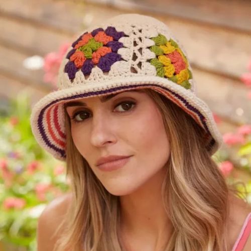 Woodstock Cotton Bucket Hat Fashion Pachamama Ltd