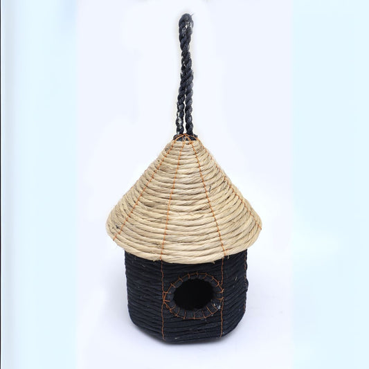 Recycled Denim Bird House Homeware Prokritee