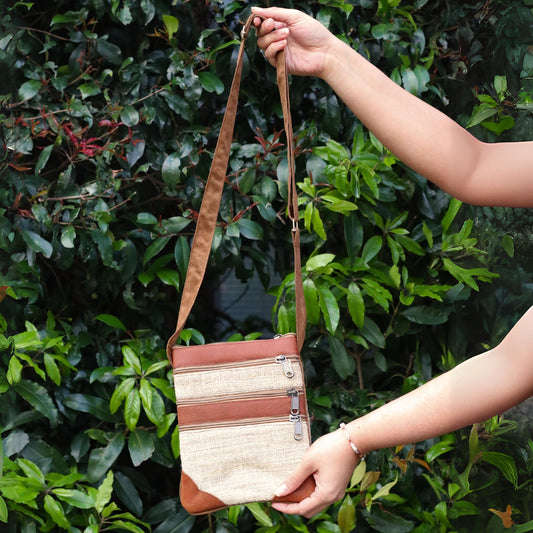 Hemp Leather Passport Bag Bags & Wallets Empowering Local Women's Pty Ltd