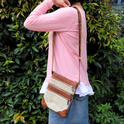 Hemp Leather Passport Bag Bags & Wallets Empowering Local Women's Pty Ltd