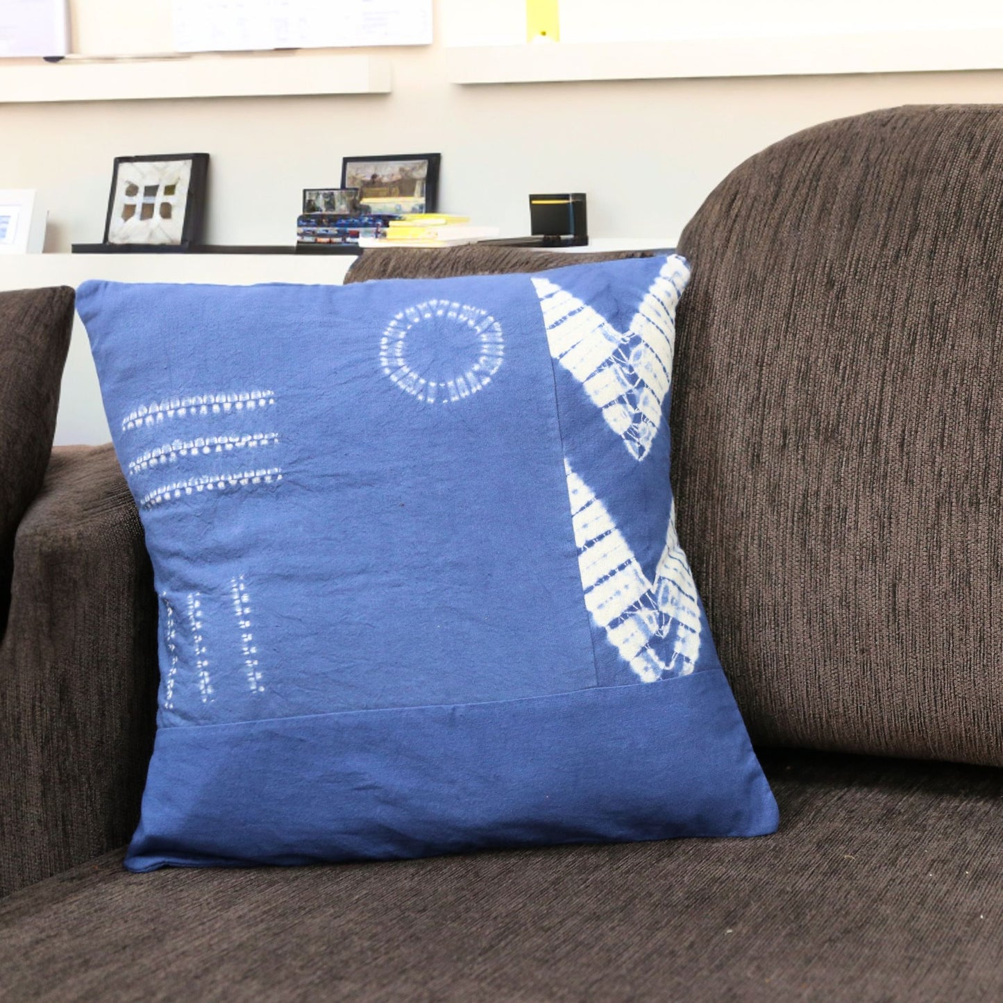 Tie Dye Cushion Cover Home & Living Manushi Pvt Ltd