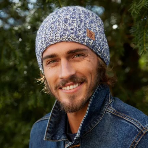 Mens Porthleven Beanie Denim Fashion Pachamama Ltd