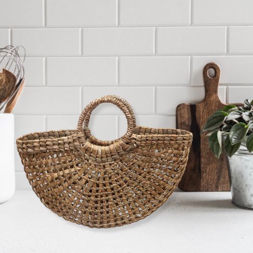 Seagrass Shopping Basket Bags & Wallets Prokritee