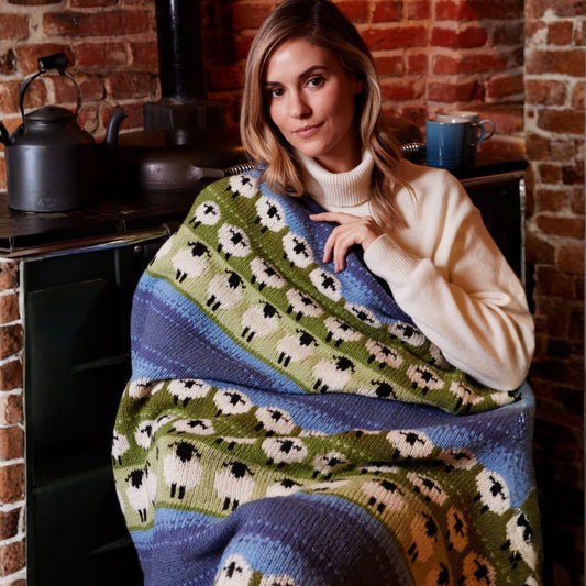 Flock of Sheep Throw Homeware Pachamama Ltd