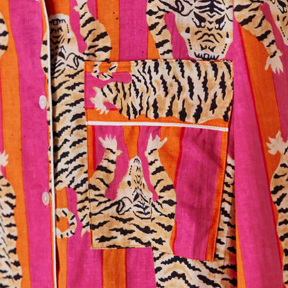 Tiger Stripe Pyjamas Fashion Namaste Fair trade