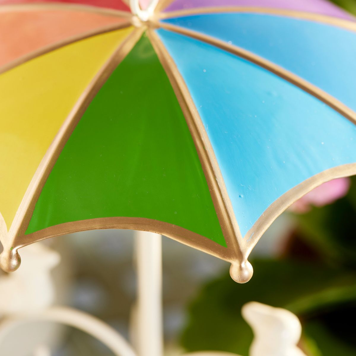 Rainbow Hanging Bird Feeder Garden Namaste Fair trade