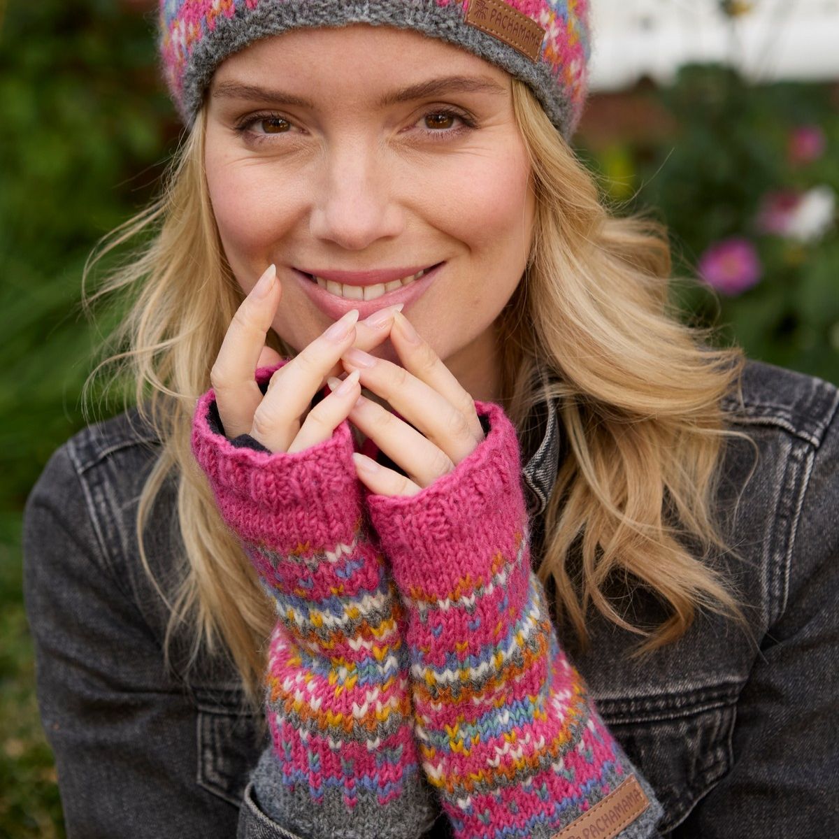 Iona Handwarmer Pink Fashion Pachamama Ltd