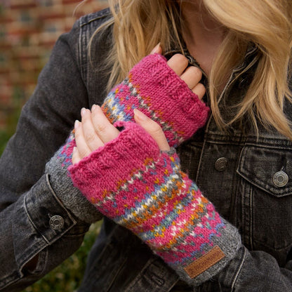 Iona Handwarmer Pink Fashion Pachamama Ltd