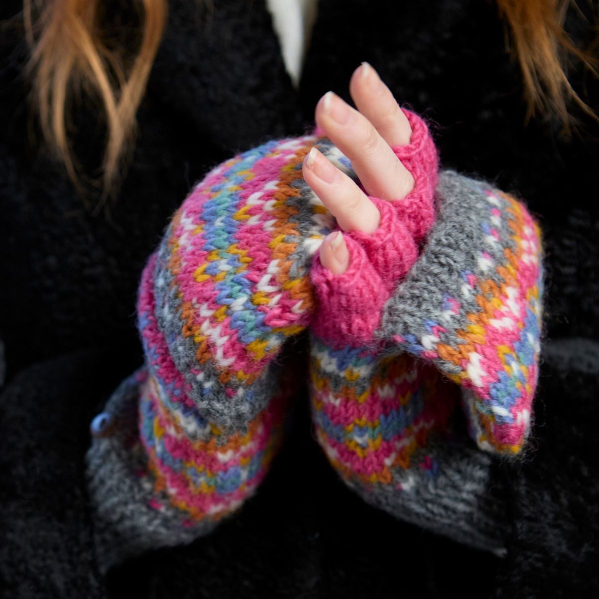Iona Glove & Mitts Pink Gloves Pachamama Ltd