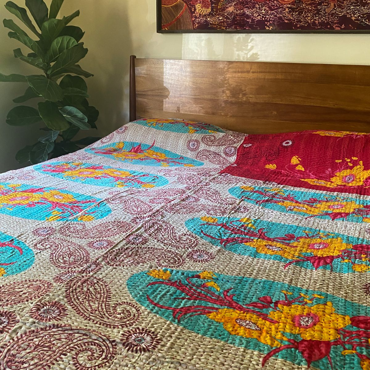 Saree King Size Bed Cover Homeware Fair Go Trading
