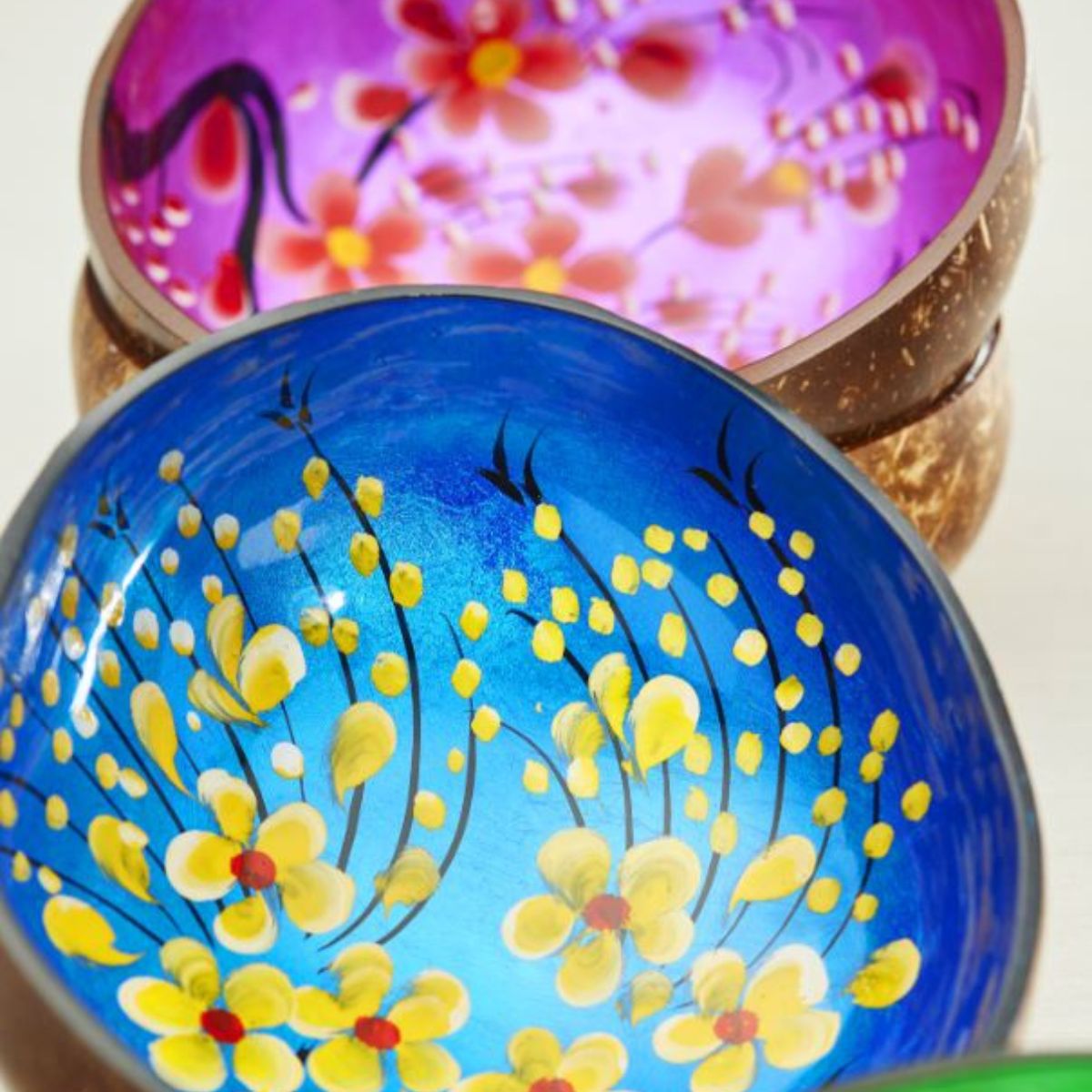 Blossom Coconut Bowl Homeware Namaste Fair trade