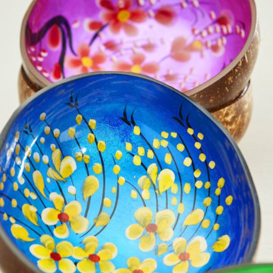 Blossom Coconut Bowl Homeware Namaste Fair trade