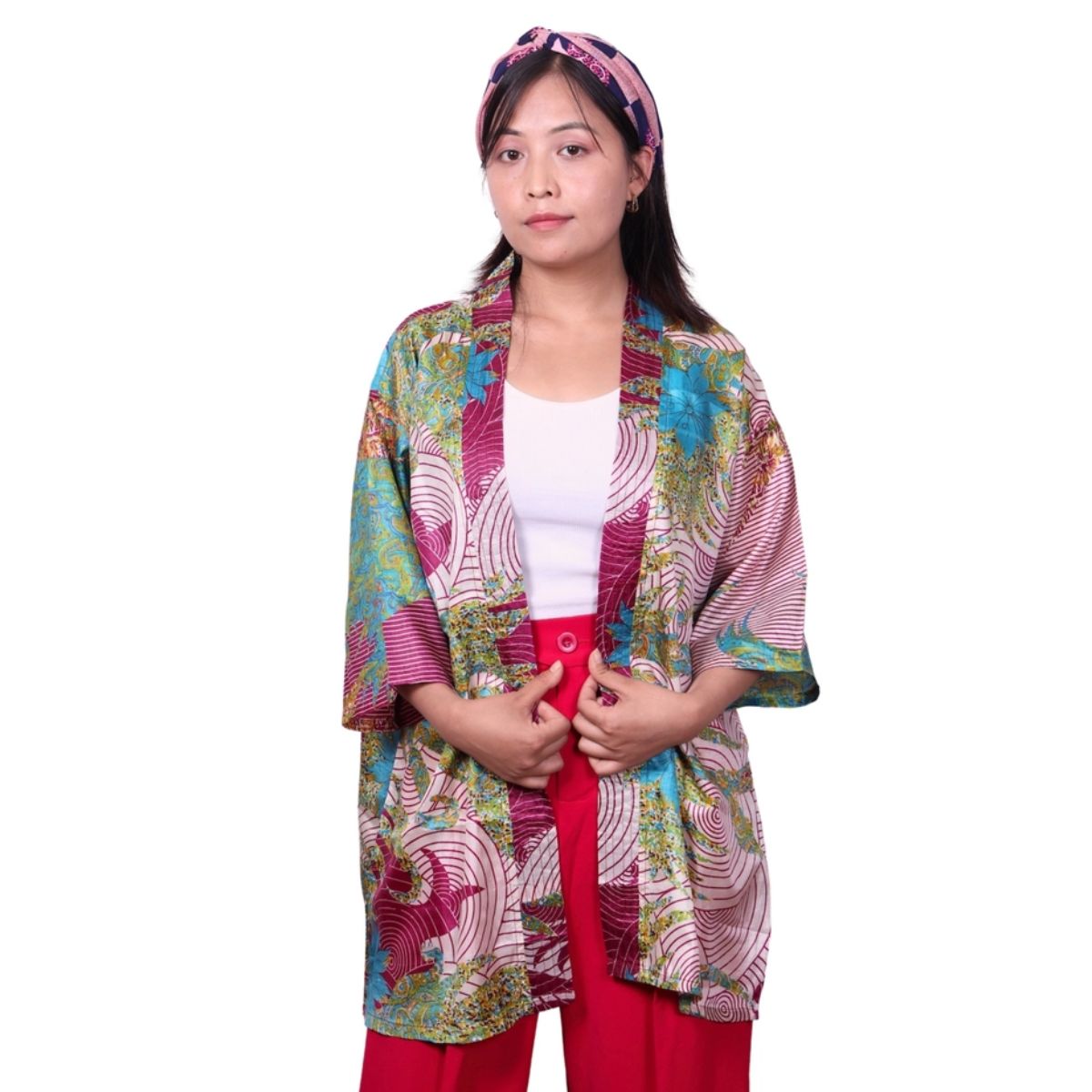 Short Sleeve Assorted Kimono Fashion LOLO