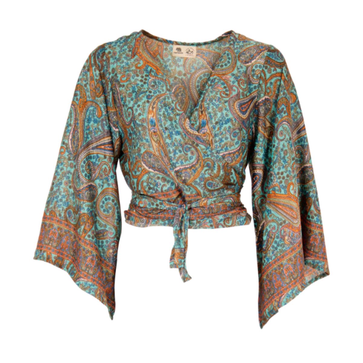 Sari Wrap Top Fashion Namaste Fair trade
