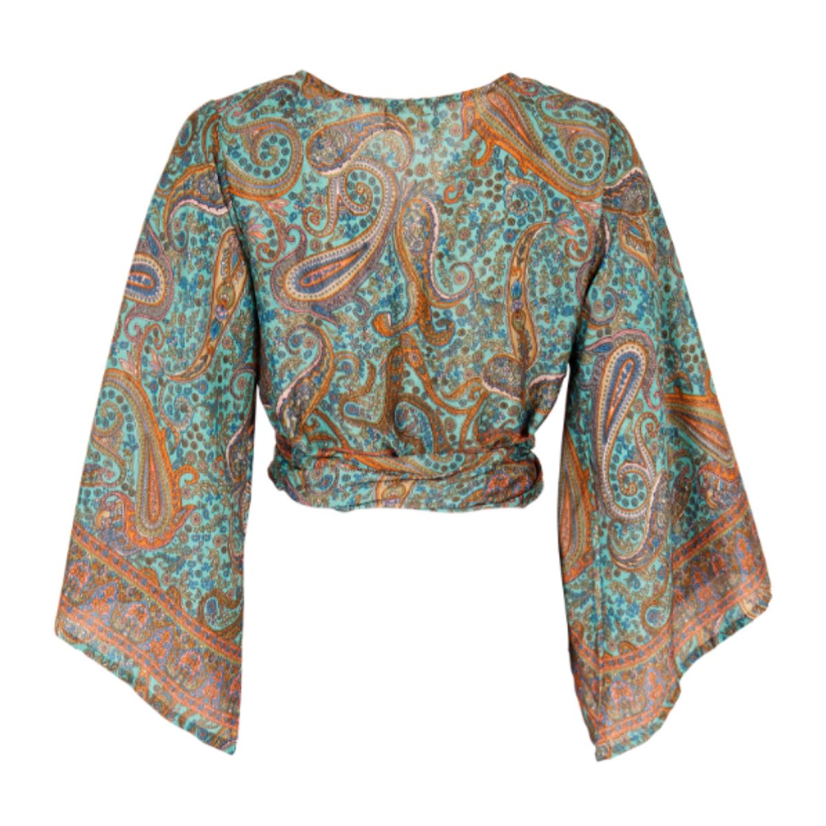 Sari Wrap Top Fashion Namaste Fair trade