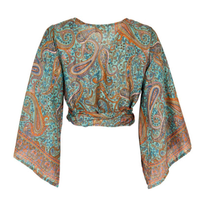 Sari Wrap Top Fashion Namaste Fair trade