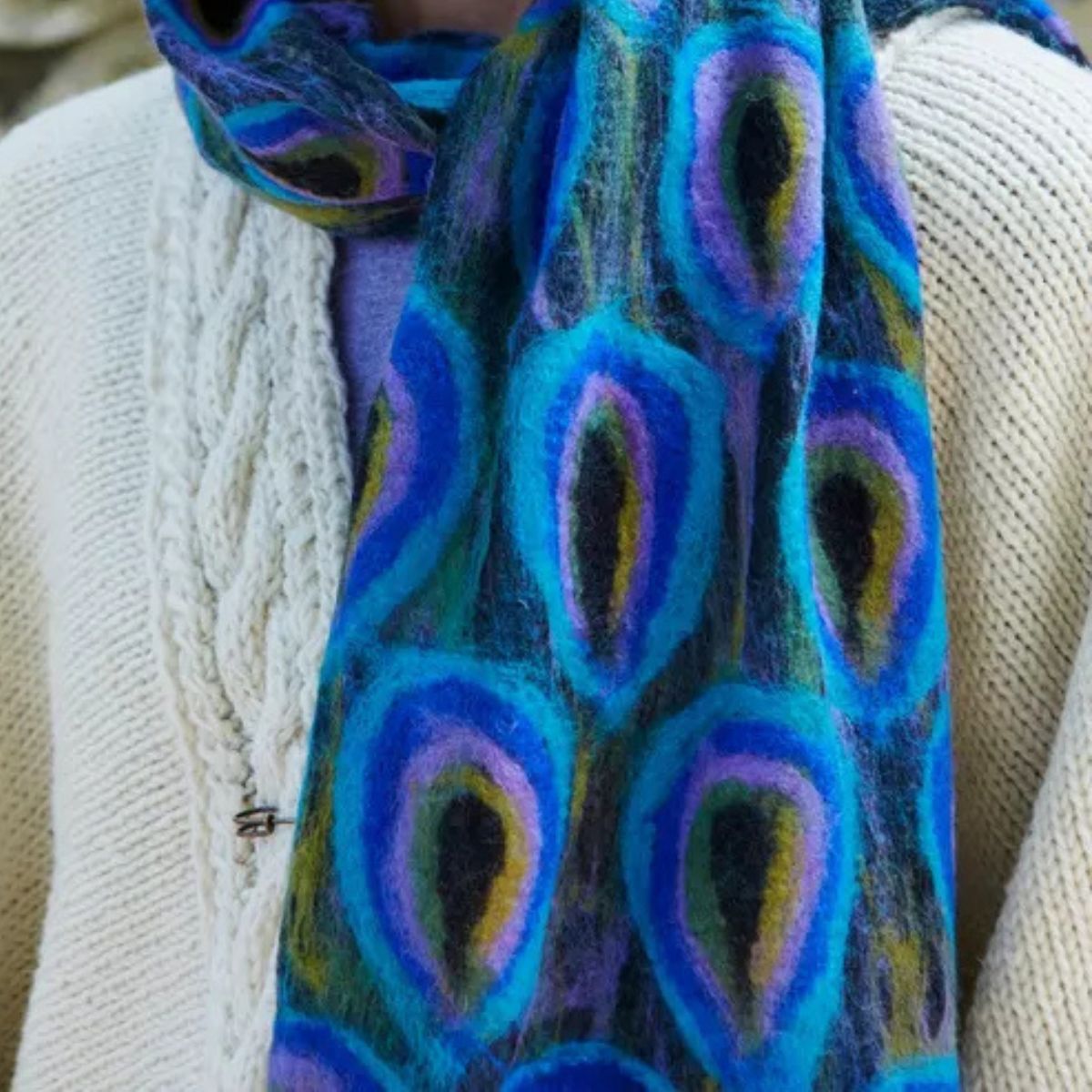 Peacock Scarf Fashion Pachamama Ltd