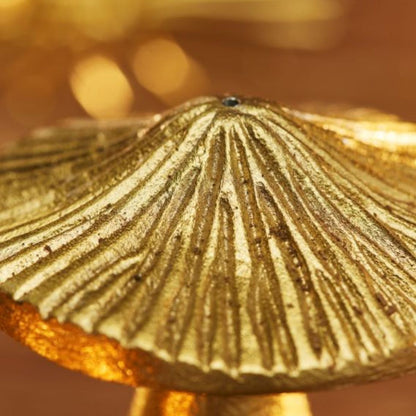 Brass Finish Mushroom Incense Holder Homeware Namaste Fair trade