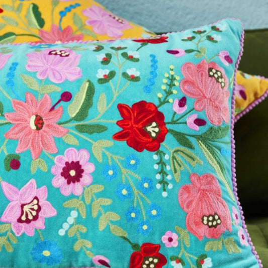 Rajkamal Velvet Cushion Cover Homeware Namaste Fair trade