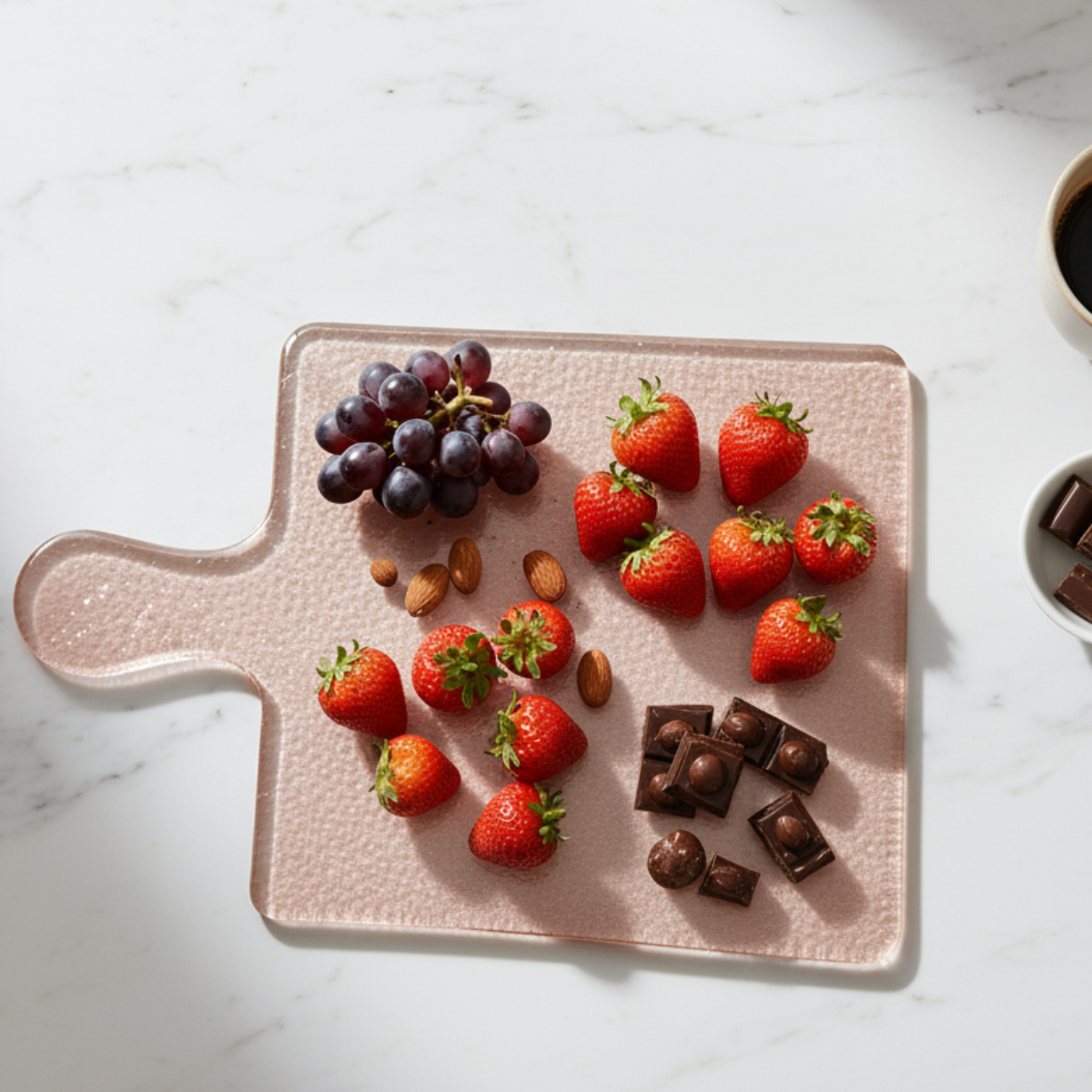 Hammered Glass Serving Board Dining Creative Women Pty Ltd